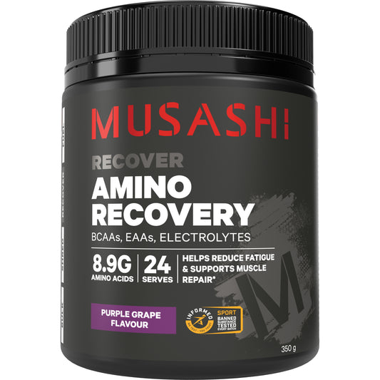 MUSASHI アミノ リカバリー 350g イントラワークアウト EAA BCAA パウダー インフォームドスポーツ認証 KUAN(クアン) NI(ニー) ユーザーにお勧め
