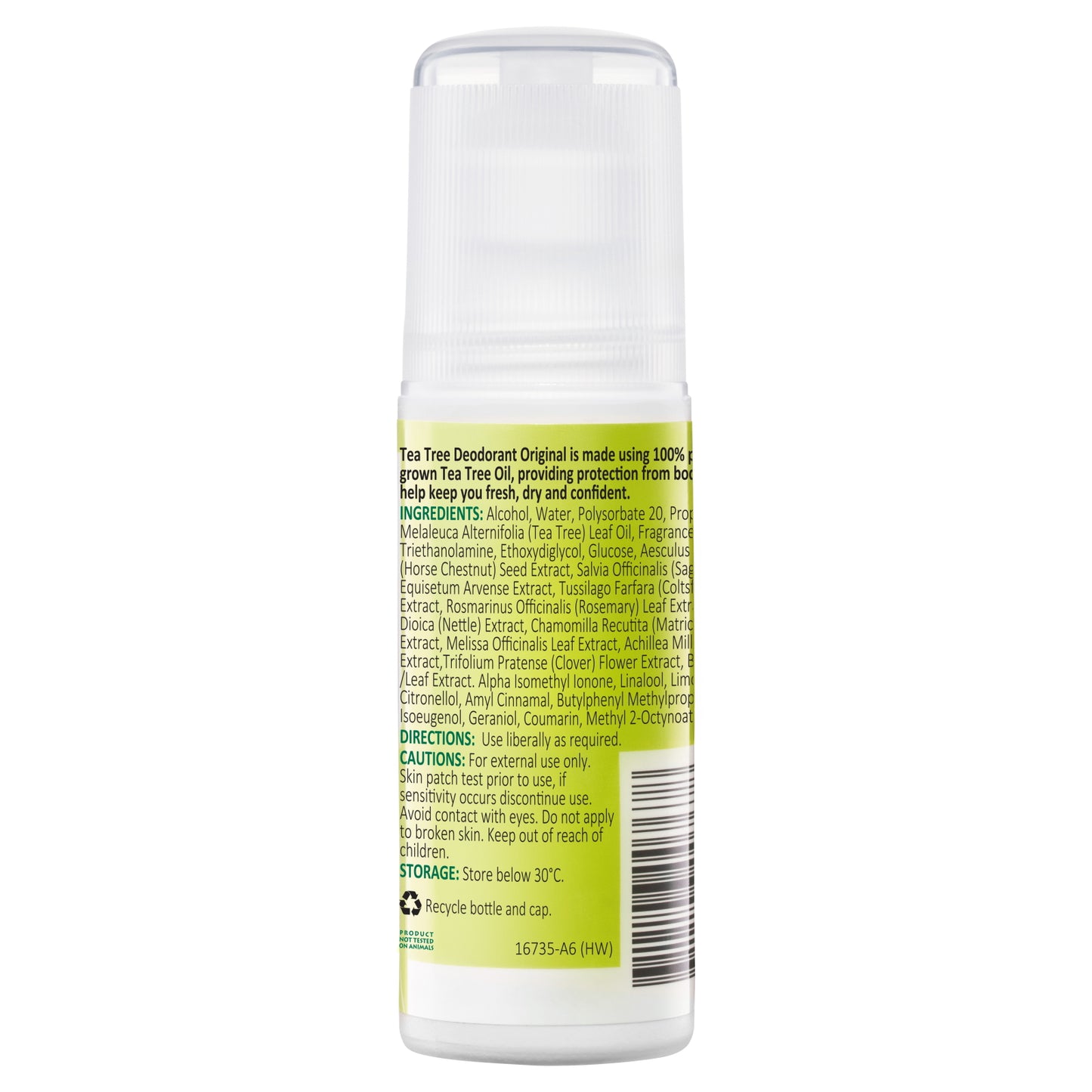 Thursday Plantation ティーツリー デオドラント オリジナル (アルミニウムフリー) 60mL