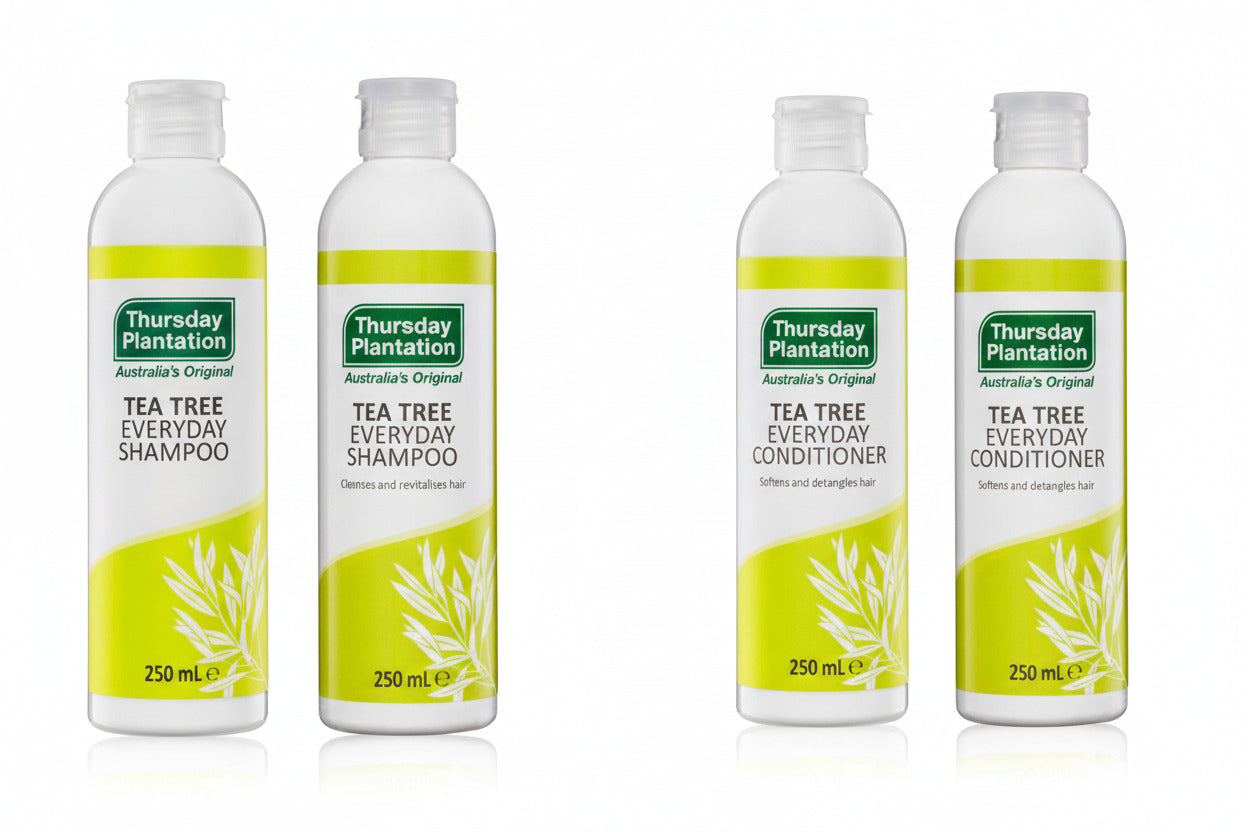 2セットThursday Plantation ティーツリー エブリデイ シャンプー & コンディショナー セット 各250ml 頭皮環境強制リセット・フケニオイ撃退