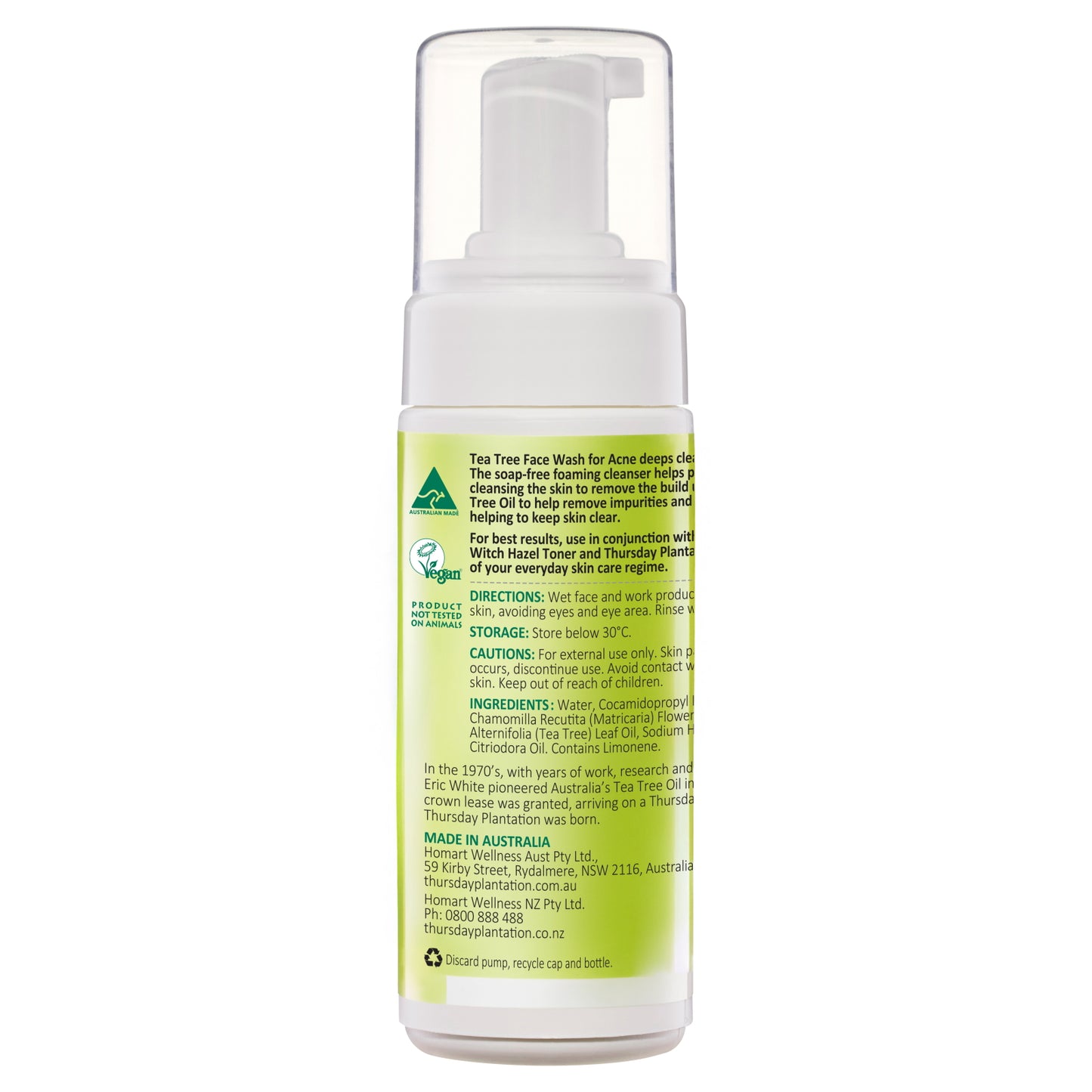 Thursday Plantation ティーツリー フェイスウォッシュ (ニキビ用洗顔料) 150mL