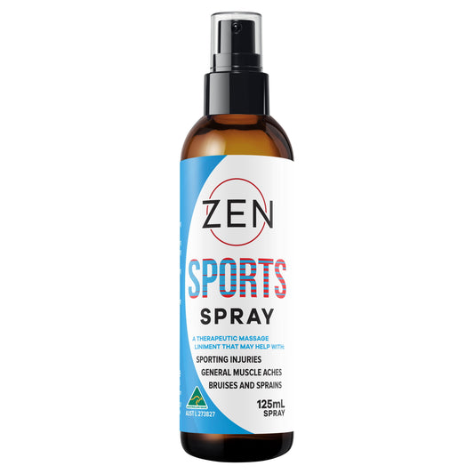 ZEN (ゼン) スポーツ ハーバル スプレー 125ml 筋肉疲労・打撲・捻挫のダイレクト修復サポート