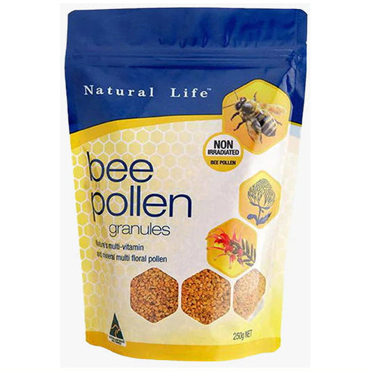 Natural Life 100%ピュア ビーポーレン (ミツバチ花粉) 250g 美味しい天然マルチビタミン・完全栄養食