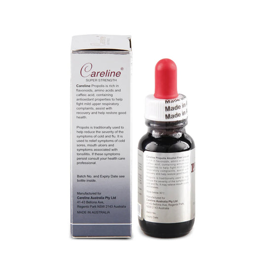 Careline プロポリス エッセンス リキッド 濃度30% アルコールフリー 25ml プロポリス300mg/ml 免疫サポート・のどケア