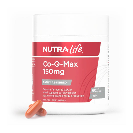 Nutra-Life Co-Q-Max コエンザイムQ10 150mg 60カプセル トリプルオメガオイル配合