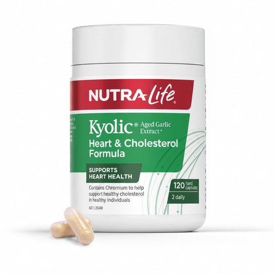 Nutra-Life (ニュートラライフ) キョーリック 熟成ニンニク抽出液 ハート＆コレステロール 120カプセル (キヨーレオピン成分配合) TGA認可 無臭・胃に優しい
