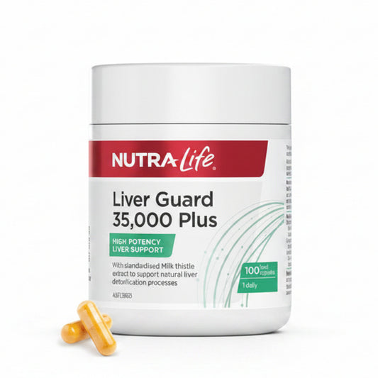 Nutra-Life (ニュートラライフ) リバーガード 35,000 (肝臓・デトックス) 100カプセル ミルクシスル・ウコン高配合