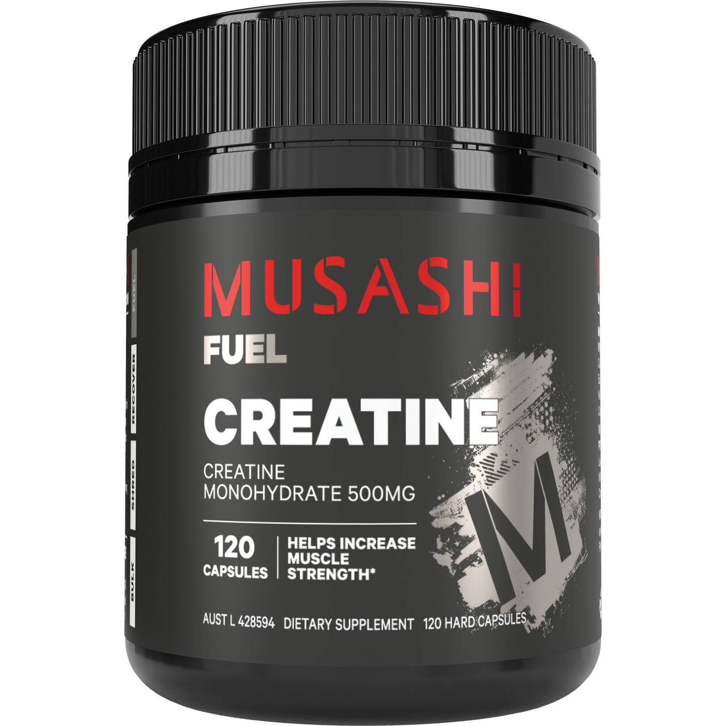MUSASHI クレアチン カプセル 500mg × 120粒 高純度クレアチンモノハイドレート 瞬発力 エナジーサポート パフォーマンス向上