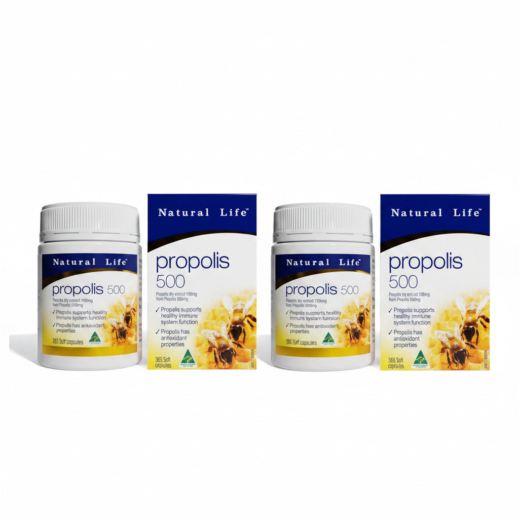 Natural Life プロポリス 500mg 365粒【APF6% 高濃度フラボノイド】毎日のバリア習慣に最適な小粒タイプ
