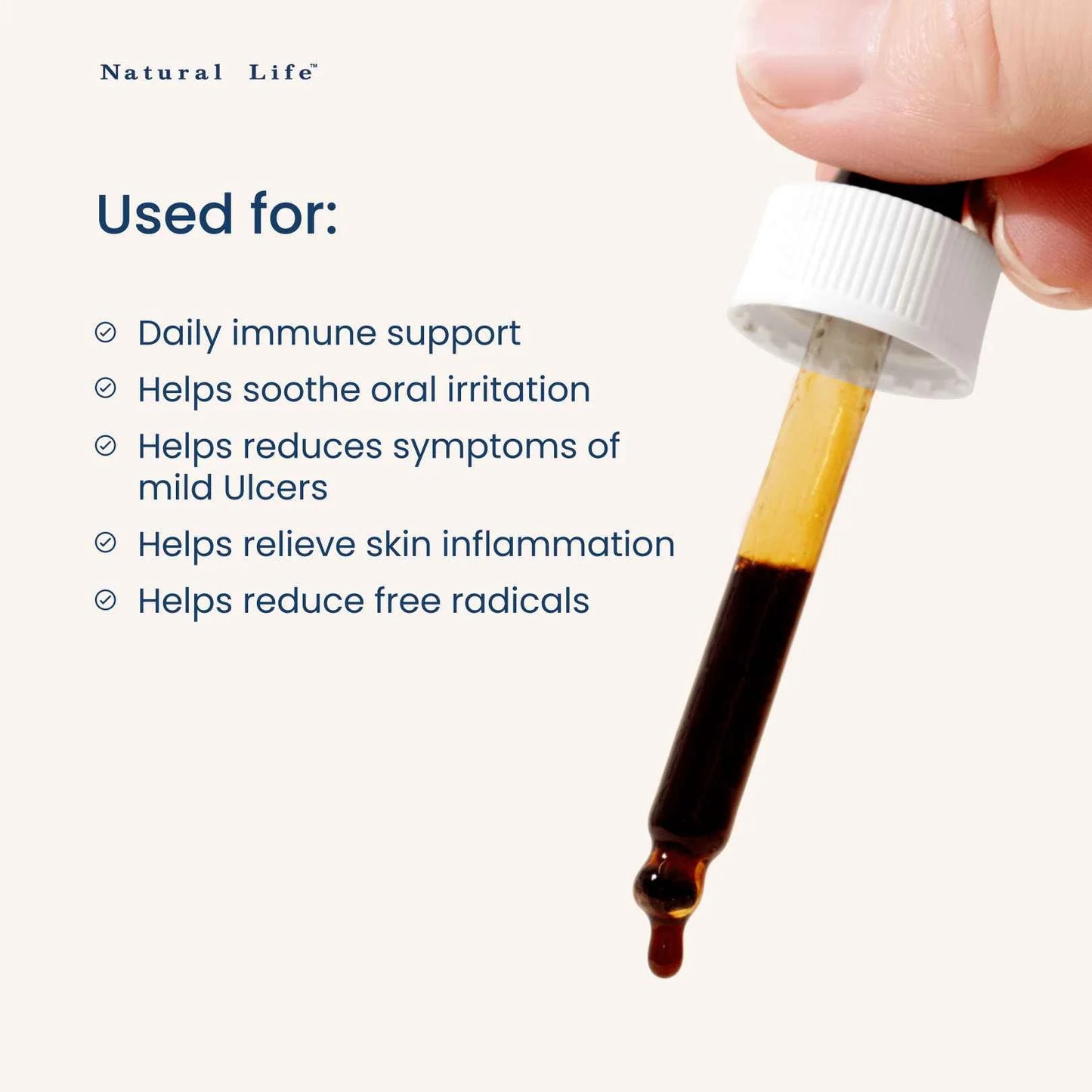 Natural Life プロポリス リキッド 25mL【ノンアルコール・超高濃度40%】喉のイガイガを直接ブロック！フラボノイドが守り抜く天然のバリアエキス