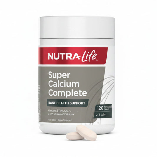 Nutra-Life (ニュートラライフ) スーパー カルシウム コンプリート (120錠) 骨密度・骨粗しょう症ケア D3・K2配合