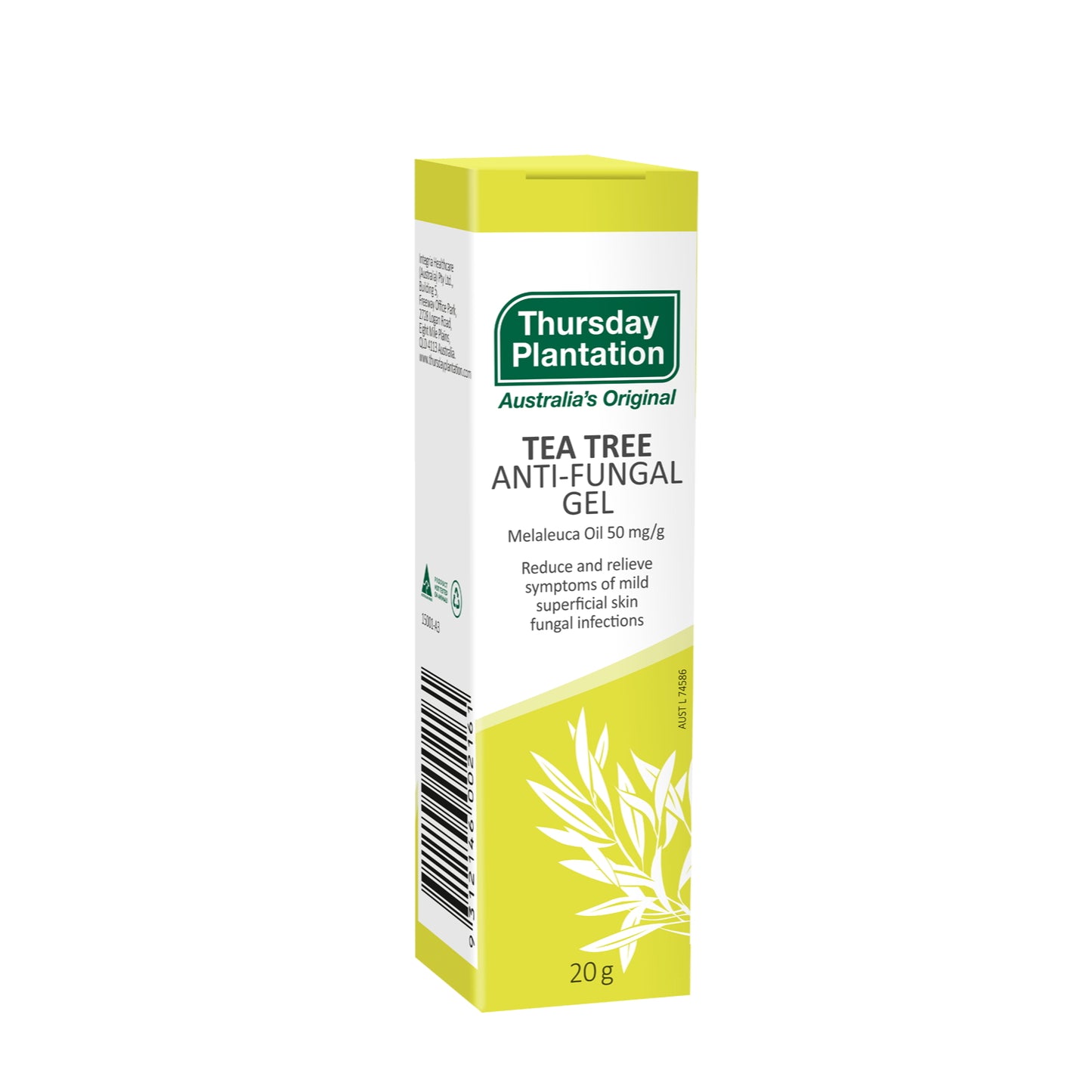 Thursday Plantation ティーツリー アンチファンガル (抗真菌) ジェル 20g 水虫・白癬菌の徹底ドライアウト