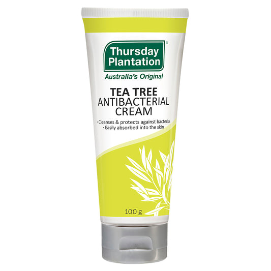 Thursday Plantation Tea Tree Antiseptic Cream (ティーツリー 万能抗菌クリーム) 100g 擦り傷・虫刺され・肌荒れを広範囲にスピード鎮静