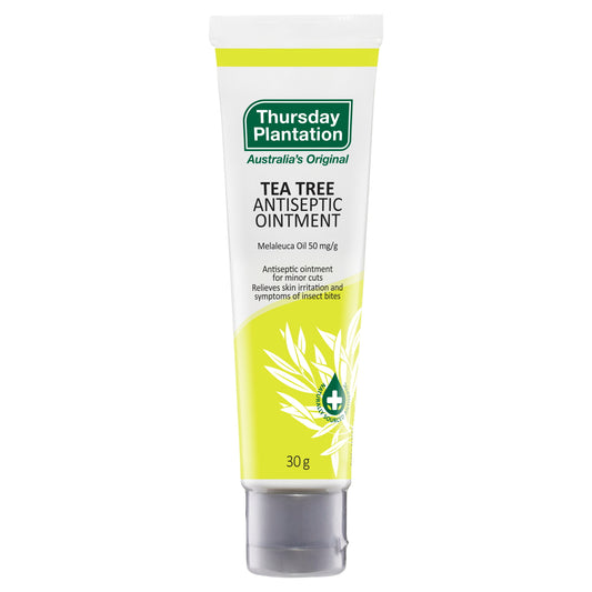 Thursday Plantation Tea Tree Antiseptic Ointment (ティーツリー 抗菌バリア軟膏) 30g 擦り傷・虫刺されをピタッと密着保護する携帯用レスキュー