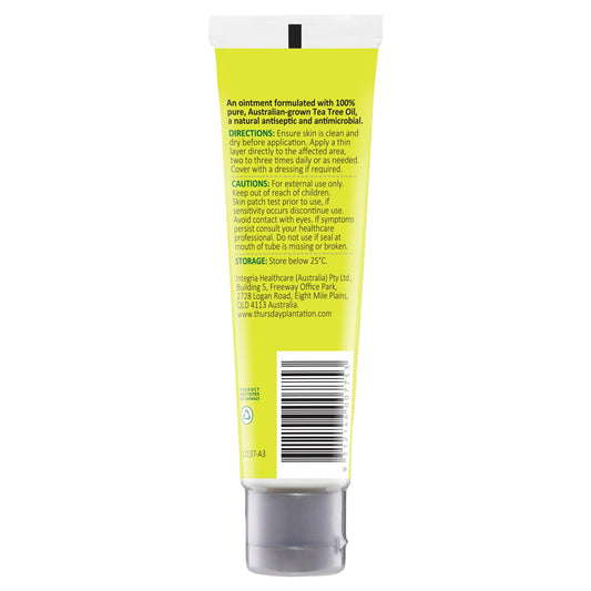 Thursday Plantation Tea Tree Antiseptic Ointment (ティーツリー 抗菌バリア軟膏) 30g 擦り傷・虫刺されをピタッと密着保護する携帯用レスキュー