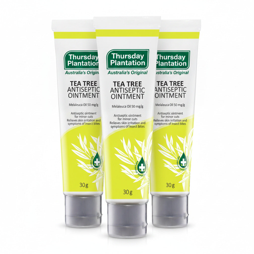 Thursday Plantation Tea Tree Antiseptic Ointment (ティーツリー 抗菌バリア軟膏) 30g 擦り傷・虫刺されをピタッと密着保護する携帯用レスキュー