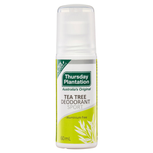 Thursday Plantation ティーツリー デオドラント スポーツ 60mL 汗を塞がずニオイ菌をブロック