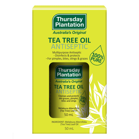 Thursday Plantation 100%ピュア ティーツリーオイル 25ml / 50ml 天然の強力抗菌・ニキビ・水虫・肌トラブルケア