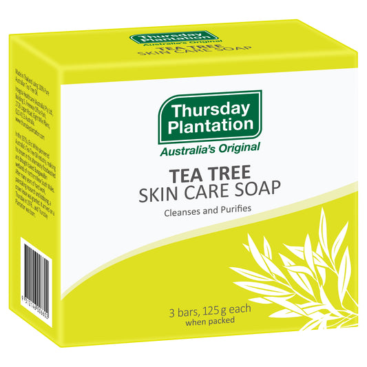 Thursday Plantation ティーツリー スキンケア石鹸 お得な3個セット (125g×3) 全身のニオイ・肌荒れを徹底浄化