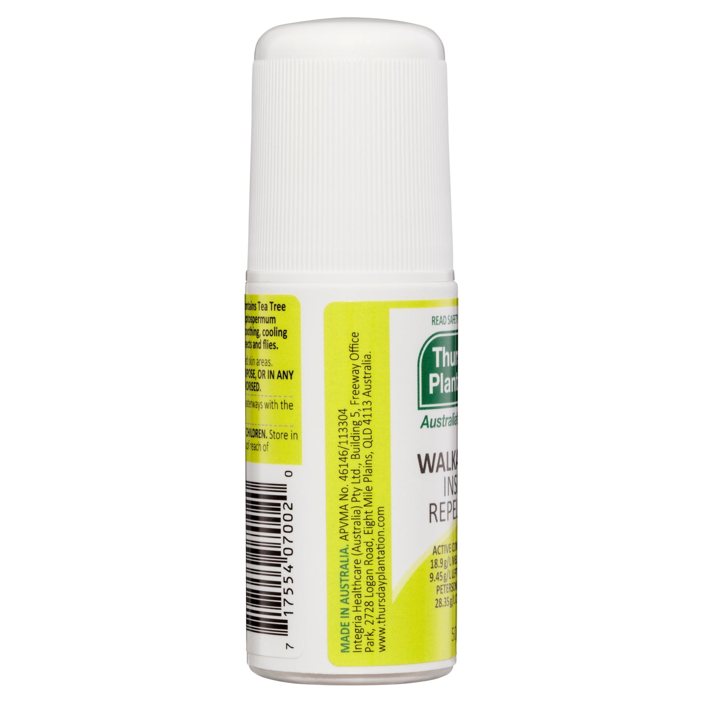 Thursday Plantation Walkabout Insect Repellent (天然ボタニカル虫除け ロールオン) 50mL 刺激的な化学成分ゼロで不快な害虫を徹底ブロック